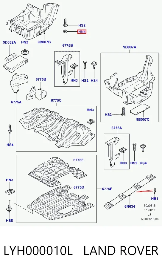  LYH000010L Land Rover