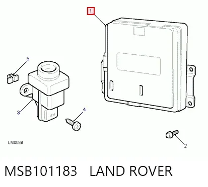Блок управления двигателем MSB101183 Land Rover