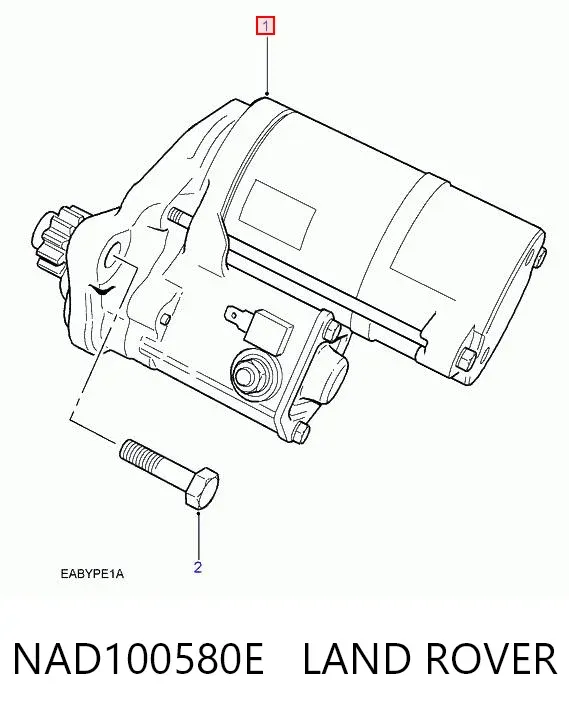 Стартер NAD100580E Land Rover