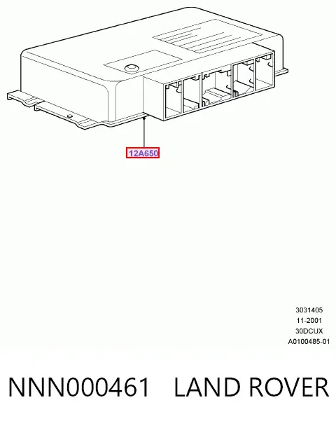 Блок управления двигателем NNN000461 Land Rover