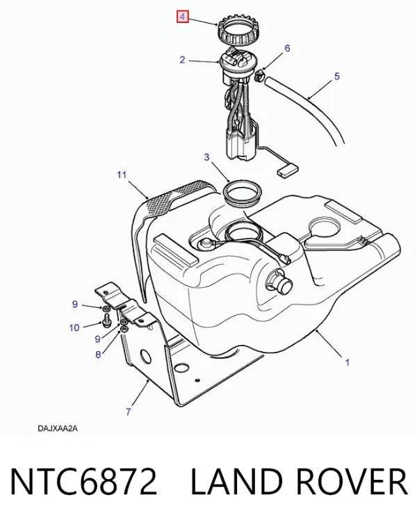 Крышка бензобака NTC6872 Land Rover