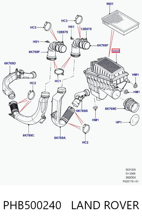  PHB500240 Land Rover