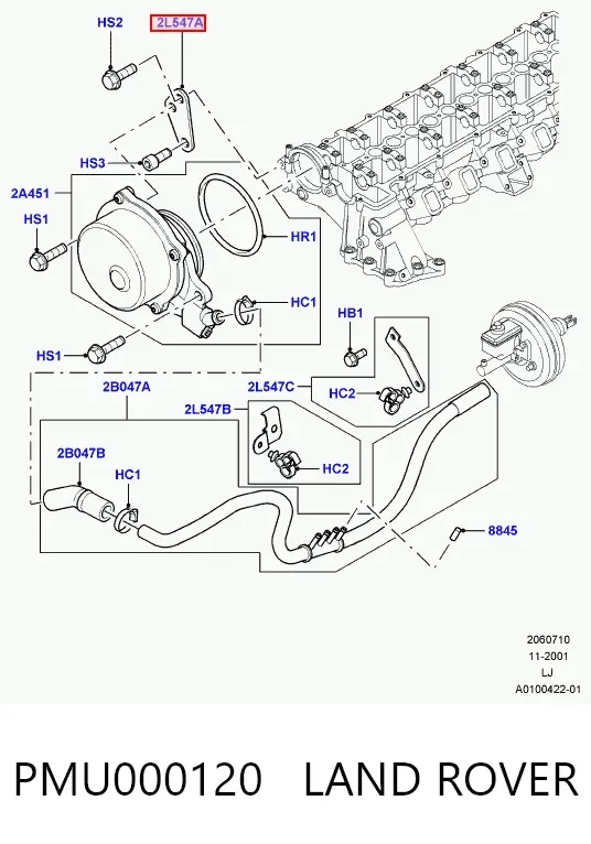  PMU000120 Land Rover