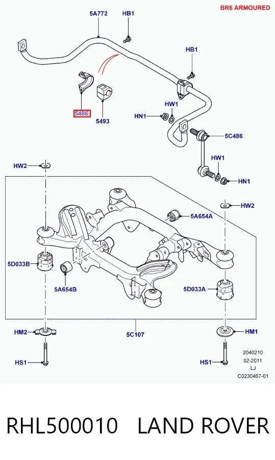  RHL500010 Land Rover