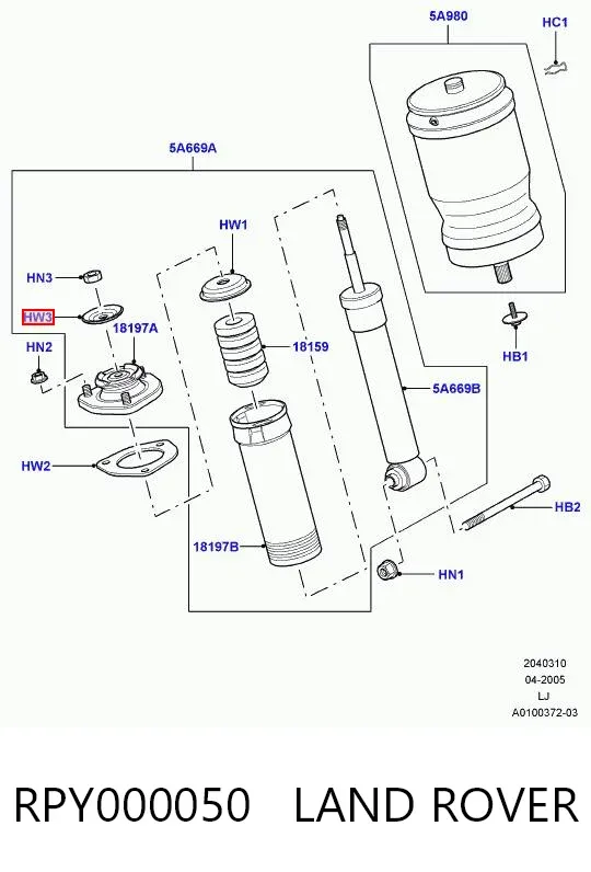  RPY000050 Land Rover