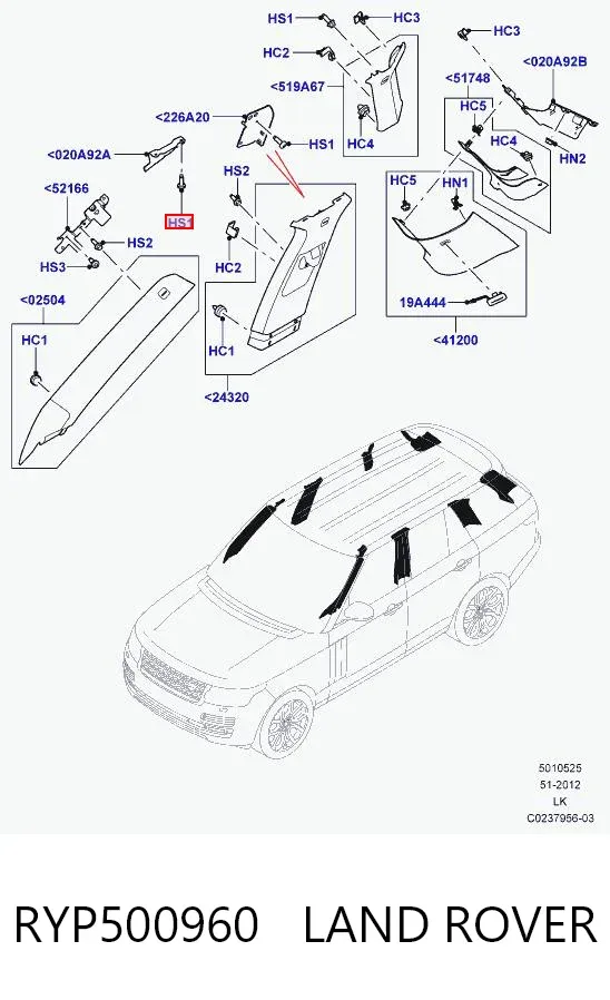  RYP500960 Land Rover