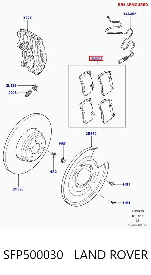  SFP500030 Land Rover