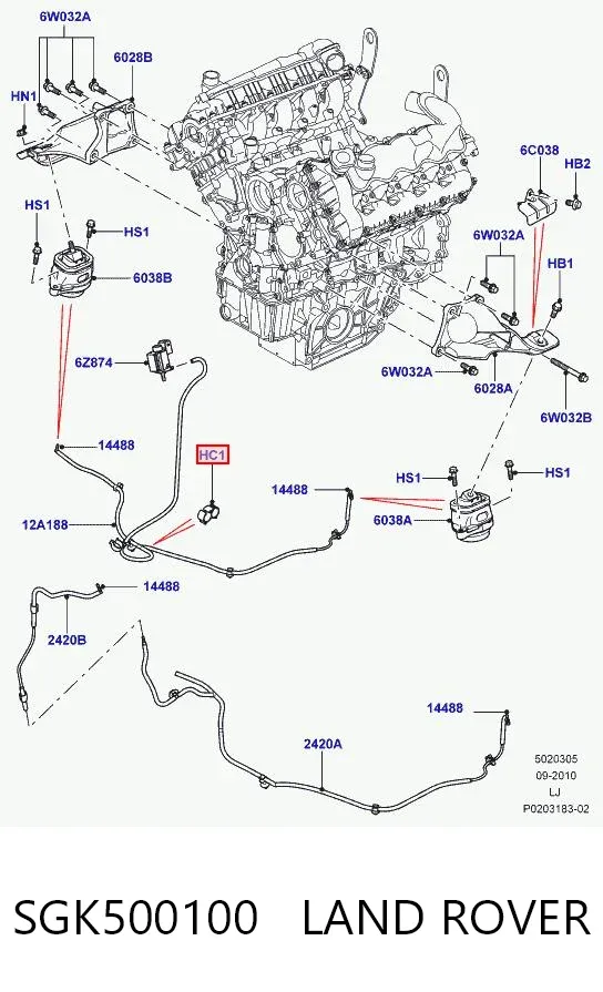  SGK500100 Land Rover