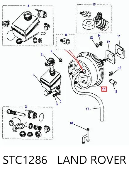 Усилитель тормозов STC1286 Land Rover