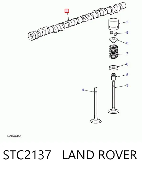 Распредвал STC2137 Land Rover