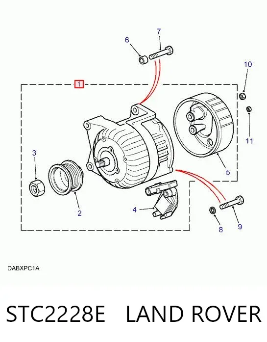 Генератор STC2228E Land Rover