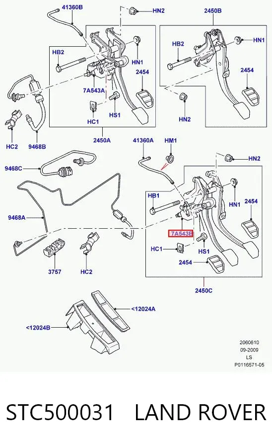 Бачок главного цилиндра сцепления STC500031 Land Rover
