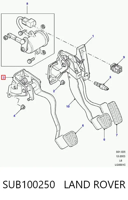  SUB100250 Land Rover
