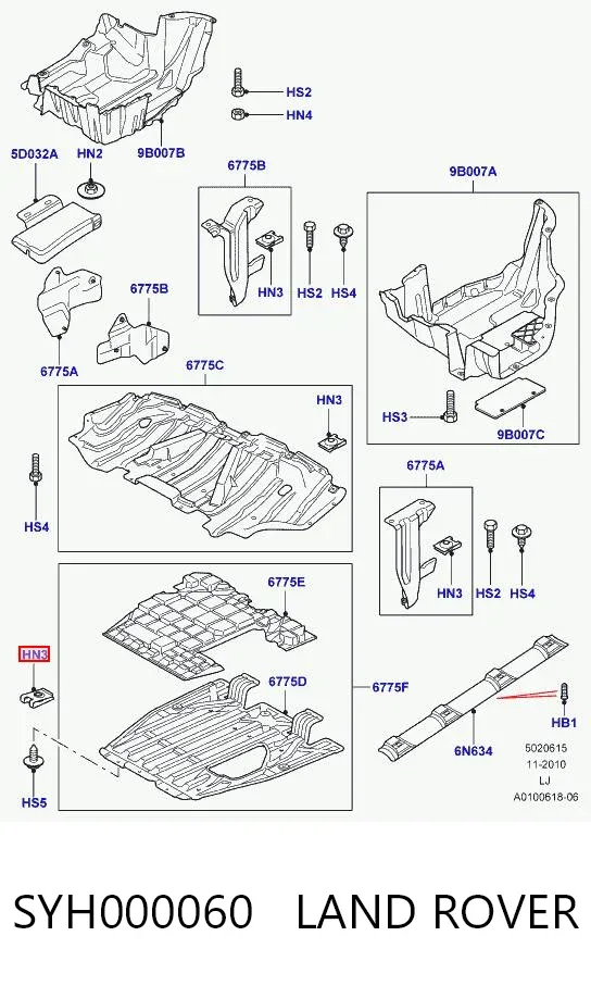  SYH000060 Land Rover