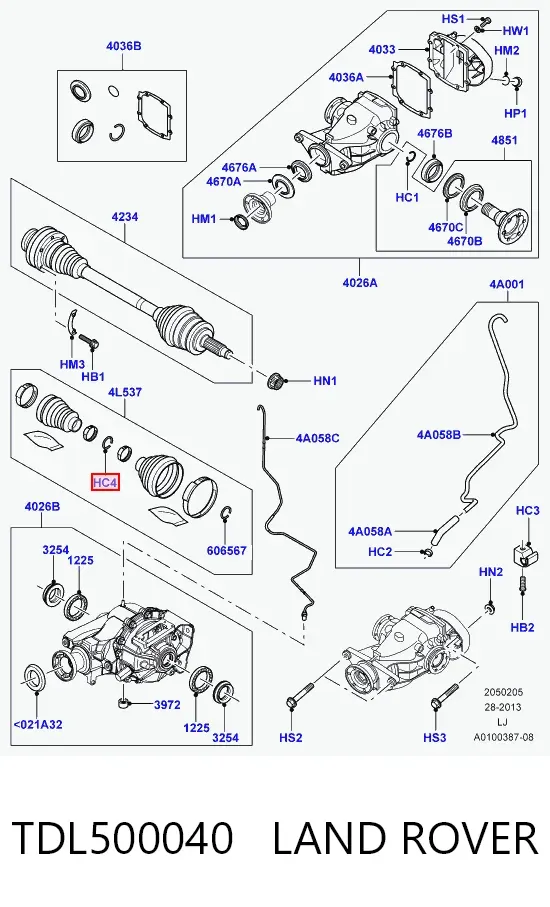  TDL500040 Land Rover