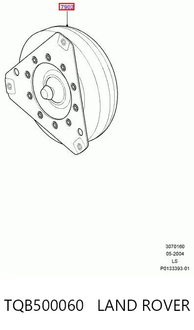 Гидротрансформатор TQB500060 Land Rover