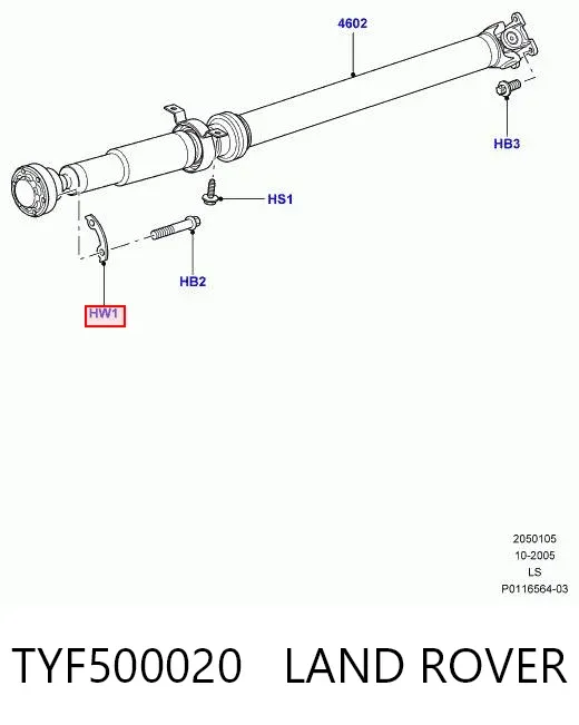 TYF500020 Land Rover
