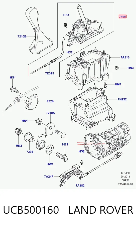  UCB500160 Land Rover
