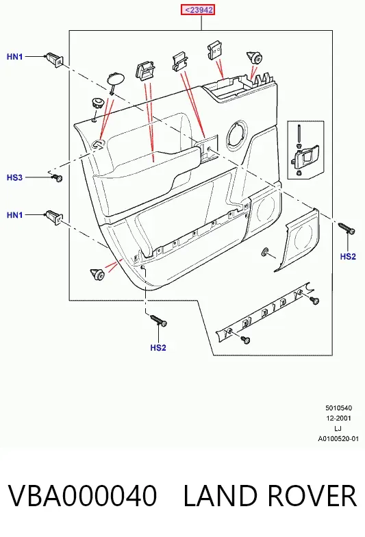  VBA000040 Land Rover