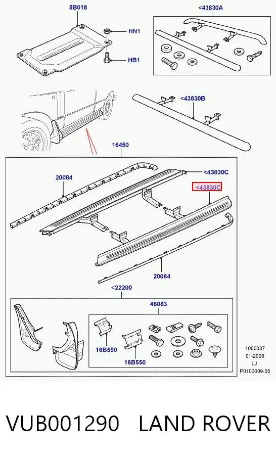  VUB001290 Land Rover
