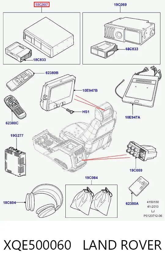  XQE500060 Land Rover