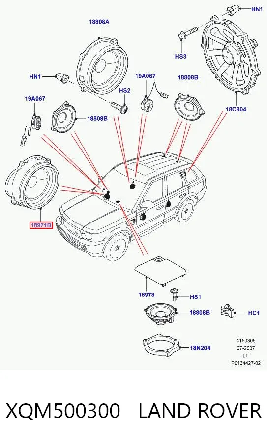  XQM500300 Land Rover