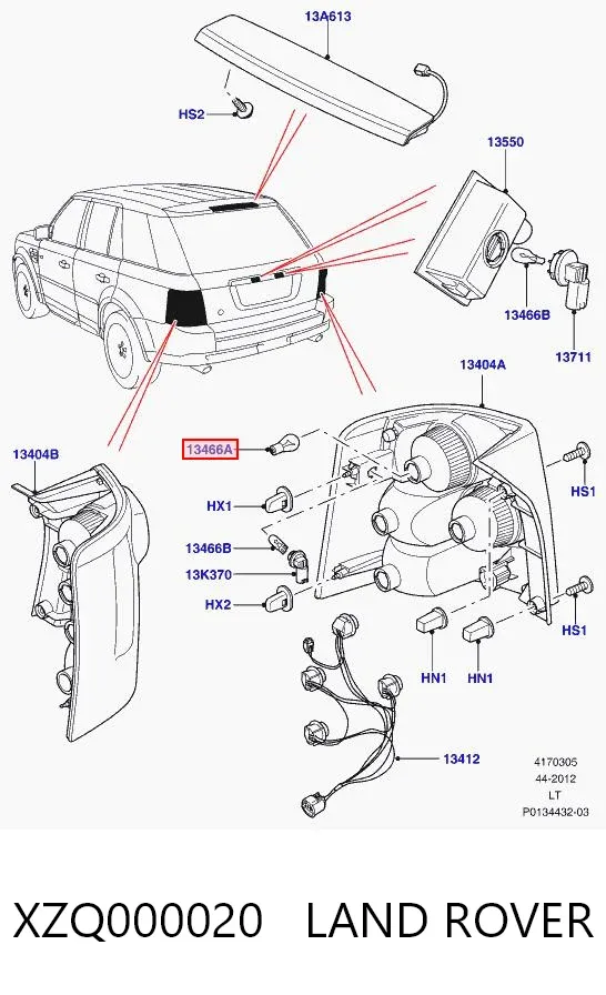 XZQ000020 Land Rover