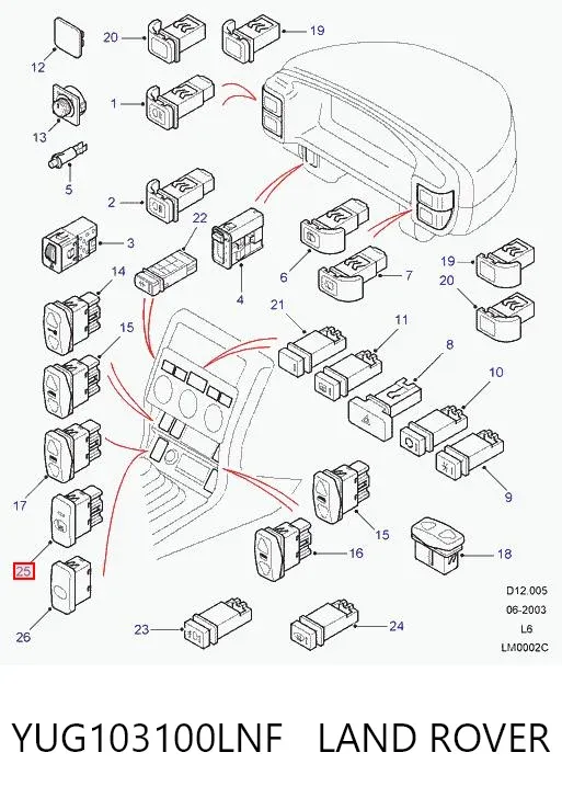  YUG103100LNF Land Rover