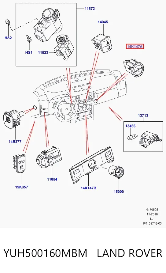  YUH500160MBM Land Rover