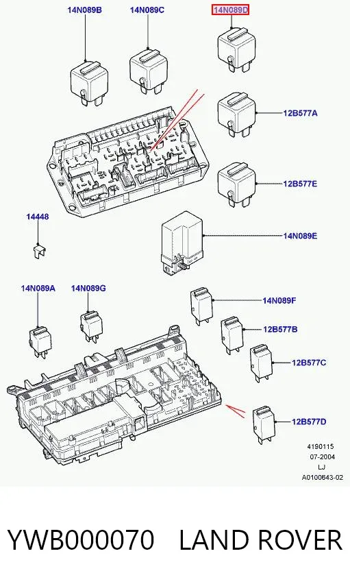  YWB000070 Land Rover
