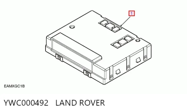 Блок комфорта YWC000492 Land Rover