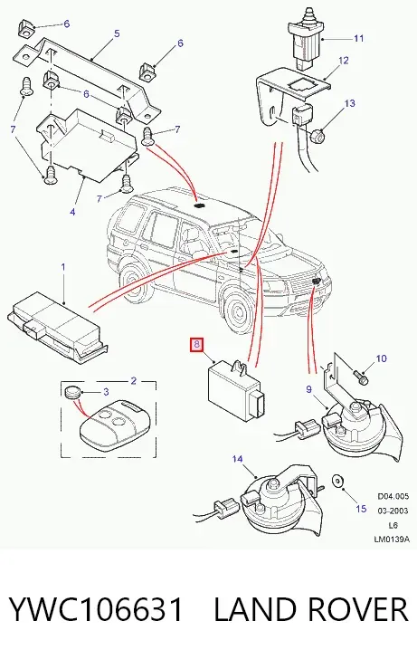  YWC106631 Land Rover