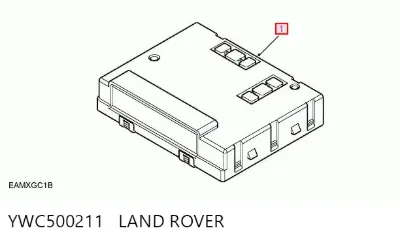 Блок комфорта LAND ROVER YWC500211
