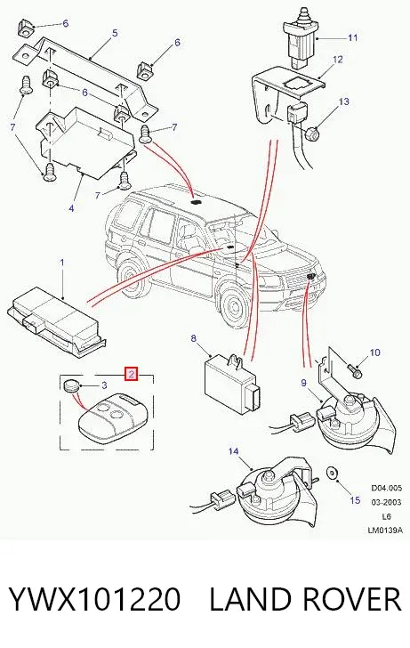 YWX101220 Land Rover