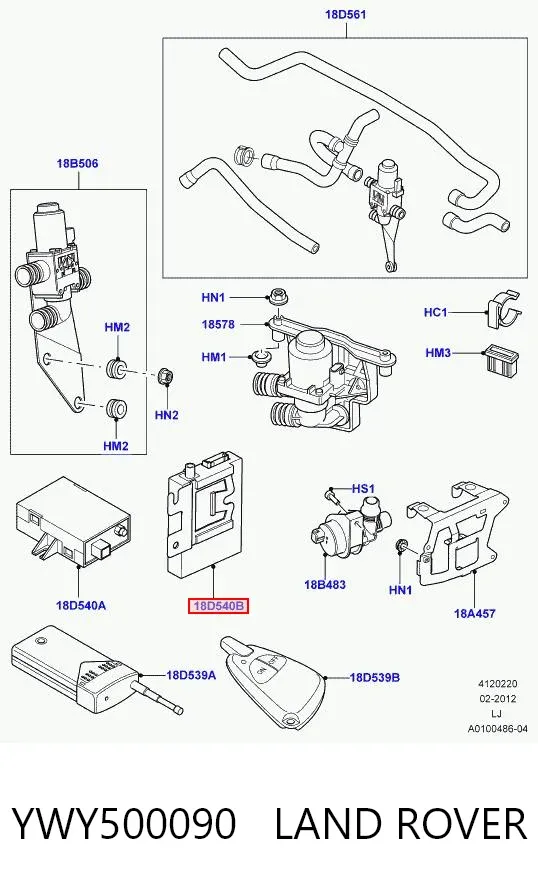 YWY500090 Land Rover