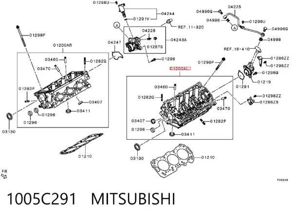  1005C291 Mitsubishi