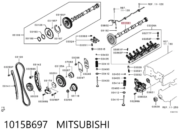  1015B697 Mitsubishi