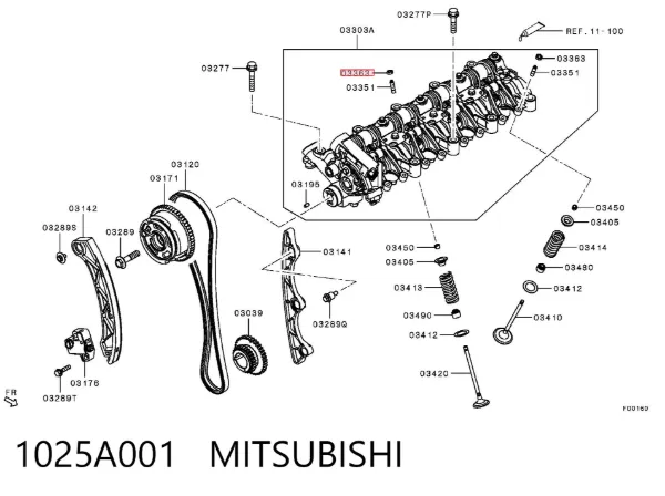 1025A001 Mitsubishi
