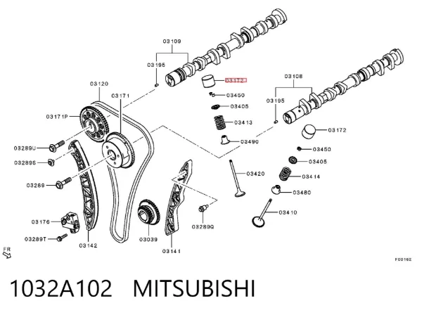 Гидрокомпенсатор 1032A102 Mitsubishi