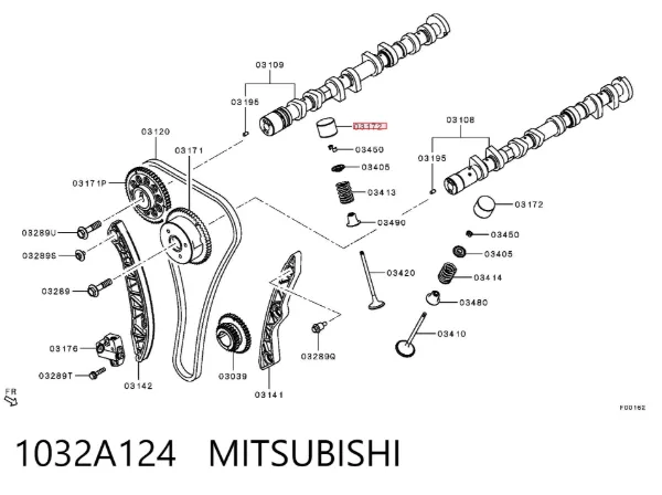 Гидрокомпенсатор 1032A124 Mitsubishi