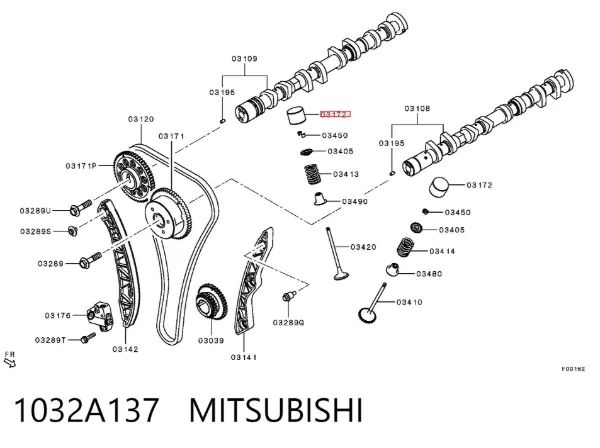Гидрокомпенсатор 1032A137 Mitsubishi