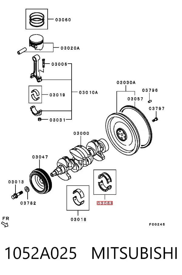  1052A025 Mitsubishi