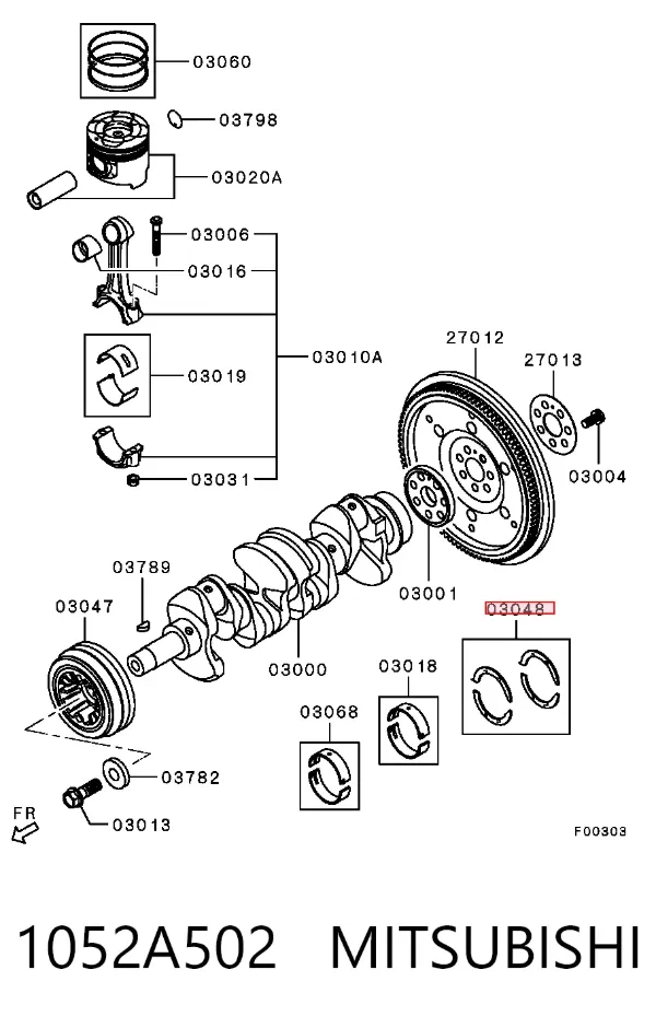  1052A502 Mitsubishi