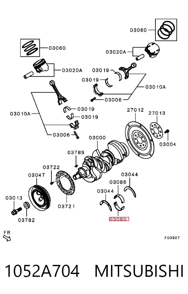  1052A704 Mitsubishi