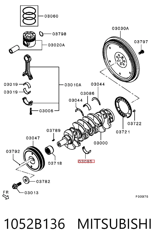  1052B136 Mitsubishi
