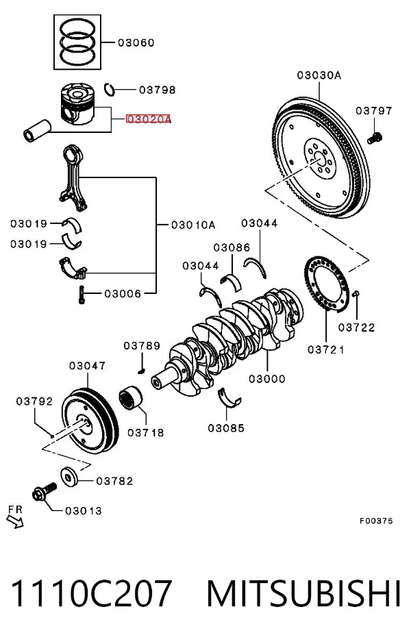  1110C207 Mitsubishi