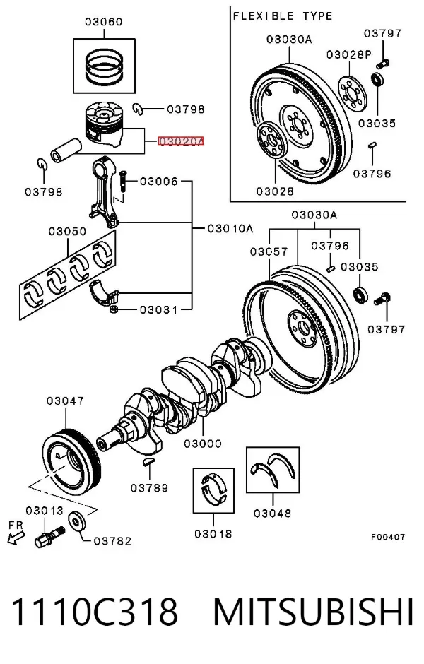  1110C318 Mitsubishi