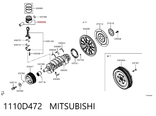  1110D472 Mitsubishi