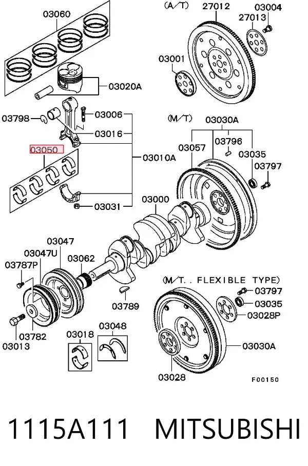 Вкладыши шатунные R7278ASTD TDC
