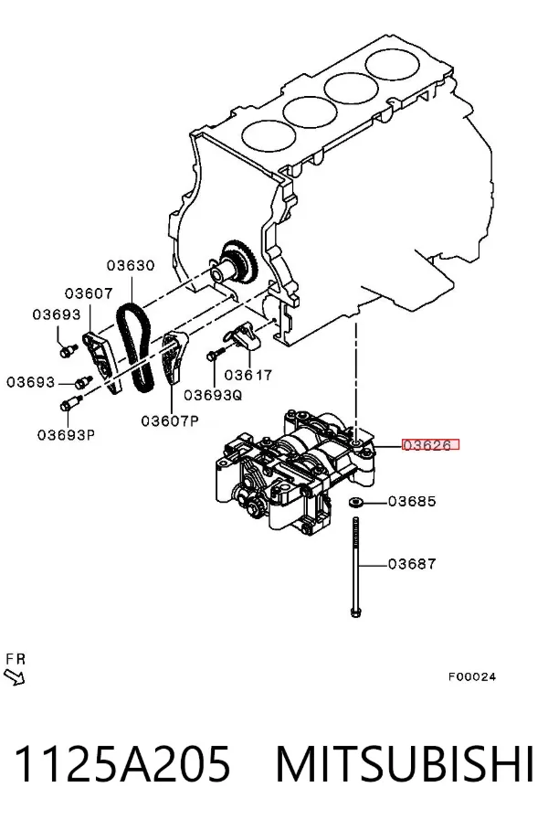  1125A205 Mitsubishi